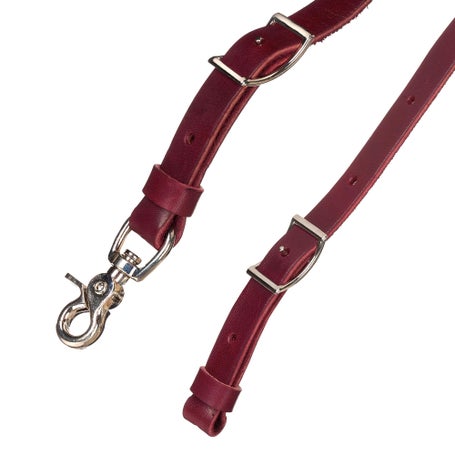 Cowboy Tack Harness Leather Braided Barrel Reins - Thumbnail 2