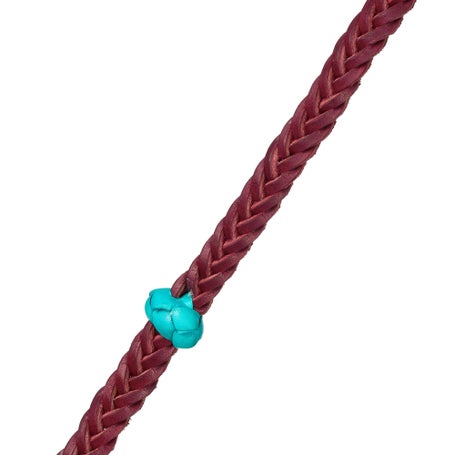 Cowboy Tack Harness Leather Braided Barrel Reins - Thumbnail 3