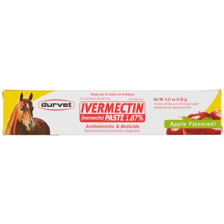 Durvet Duramectin Ivermectin 1.87% Dewormer Paste-Apple