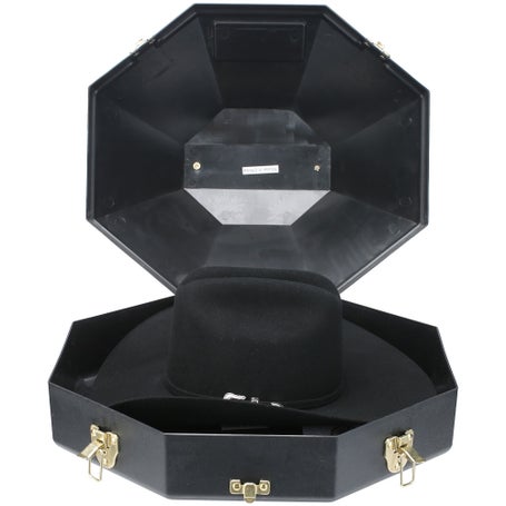 CASEMATIX Cowboy Hat Box and Portable Cowboy Hat Storage for Brims Up To  4.75 - Hard Shell Cowboy H…See more CASEMATIX Cowboy Hat Box and Portable