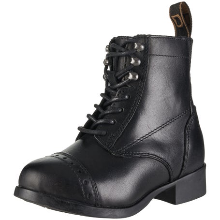 Dublin Kids Foundation II Laced Paddock Boots- Black