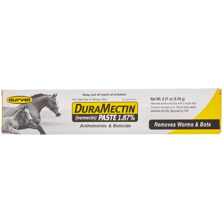 Durvet Duramectin Ivermectin 1.87% Horse Dewormer Paste