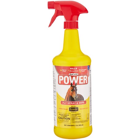 Durvet Power Fly Repellent Spray & Wipe by Pyranha QT