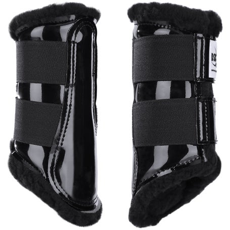 DSB Dressage Sport Boots Patent Glossy- Black Fleece