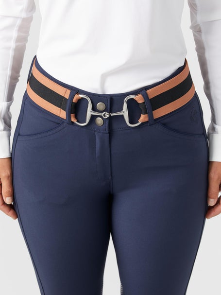 Ellany 2 Silver Snaffle Bit Elastic Belt