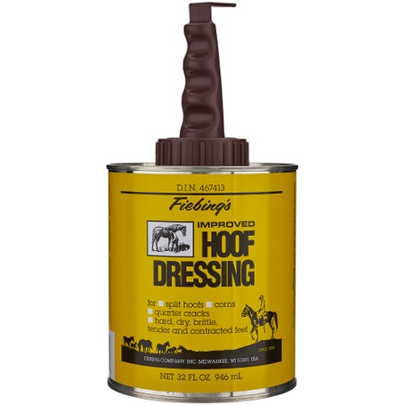 Fiebings Hoof Dressing W/Applicator Brush 32oz