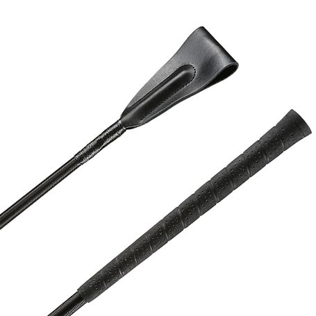 Fleck Woven Nylon Covered Fleck-Grip Riding Crop