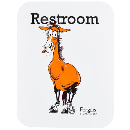 Fergus Restroom Sign