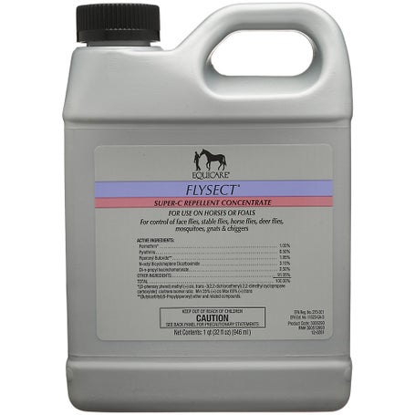 Equicare Flysect Super-C Fly Repellent Concentrate 1 Qt