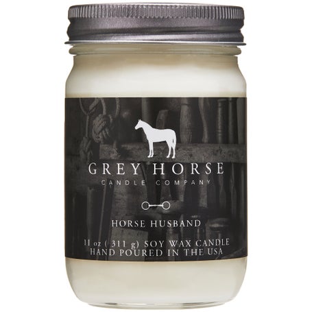 Grey Horse Candle Company Soy Glass Candle Jar 12 oz