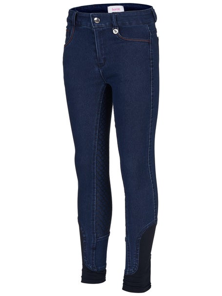 Horze Allison JR Kids Full Seat Denim Breeches