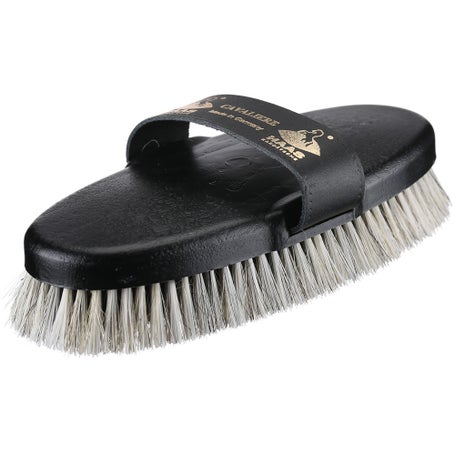 Haas Cavaliere Medium Horse Hair Bristles Body Brush