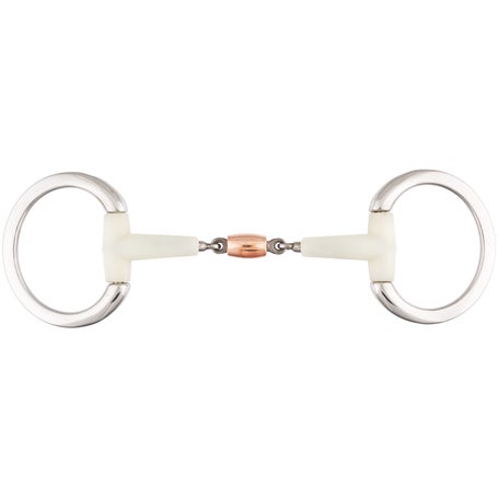 Happy Mouth Contour Copper Roller Flat Eggbutt Bit
