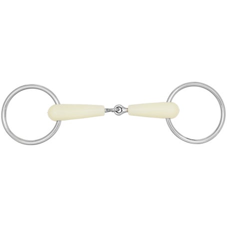 Happy Mouth Jointed Mouth Loose Ring Snaffle Bit