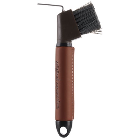 Horze Maddox Leather Handle Hoof Pick w/Brush