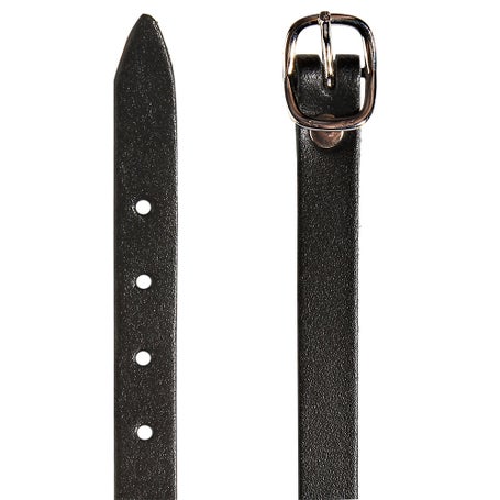 Herm Sprenger Black Leather Spur Straps 45cm
