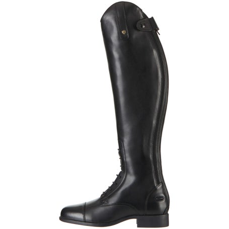 Bottines motardes crantées zippées noir fille | La Halle