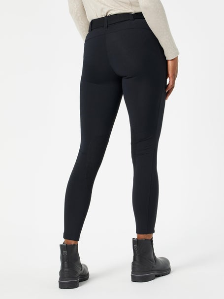 Collant équitation IRIDEON - Fille XS Gris - Patch Genou - Enfilage Facile