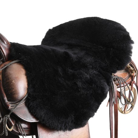 JMS Sheepskin Fleece Best Fitting Saddle Seat Cushion