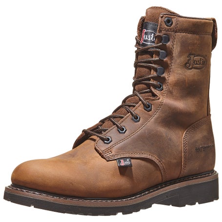 Justin Mens Drywall Lace Up Waterproof Boots