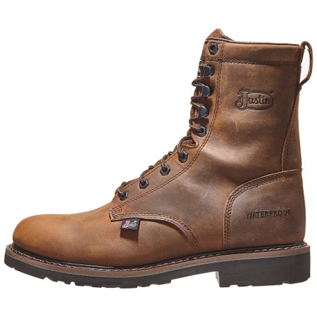 Justin Men's Drywall Lace Up Waterproof Boots Riding Warehouse