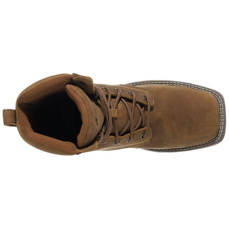 Justin Men's Stampede Rush Lace-Up Square Toe Work Boot Riding