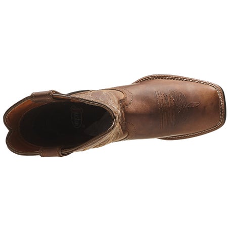 Justin Men's Stampede Canter Dusky Brown Cowboy Boots | Riding Warehouse