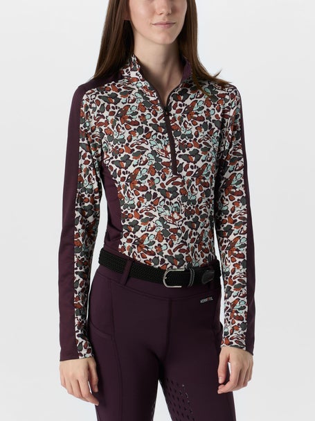 Kerrits Womens Breeze Ice Fil Print Long Sleeve Shirt