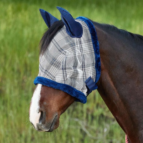 Kensington Signature UV Soft Ears Fleece Trim Fly Mask