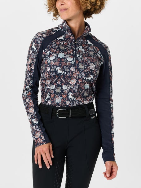 Kerrits Womens First Level Fleece Quarter Zip Tech Top