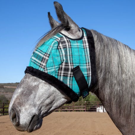 Kensington Fly Mask w/ Fleece Trim and Open Top 73% UV