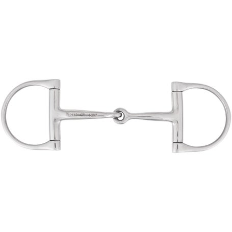Korsteel Jointed Dee Ring Snaffle Bit