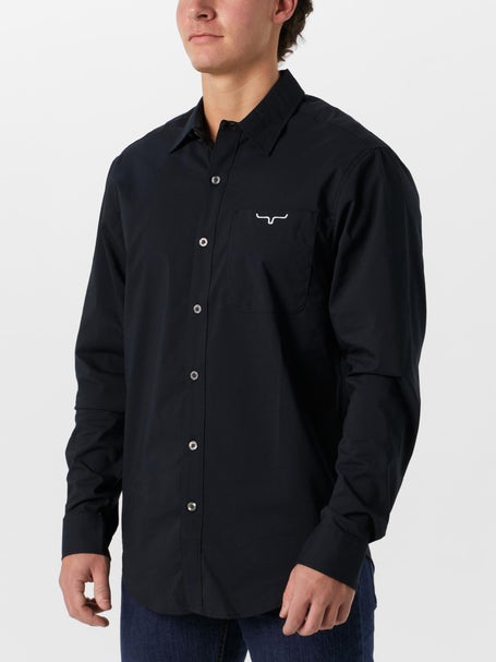 black tie dresses macy's Casual diamond Buttons Mens Dress Shirts Long Sleeve Black Luxury Busi –  Super Quick sl main image 1