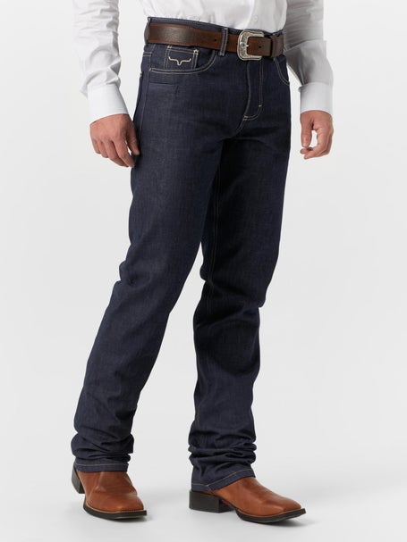Kimes Ranch Mens Raw James Straight Fit Riding Jeans