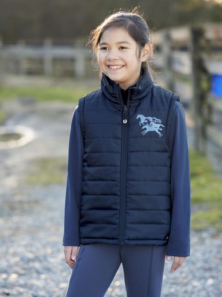 Kerrits Kids Round Up Reversible Quilted Vest Riding Warehouse