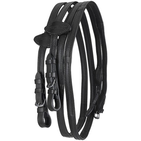 Kavalkade SOFT Slim Leather Reins w/Stops 1/2