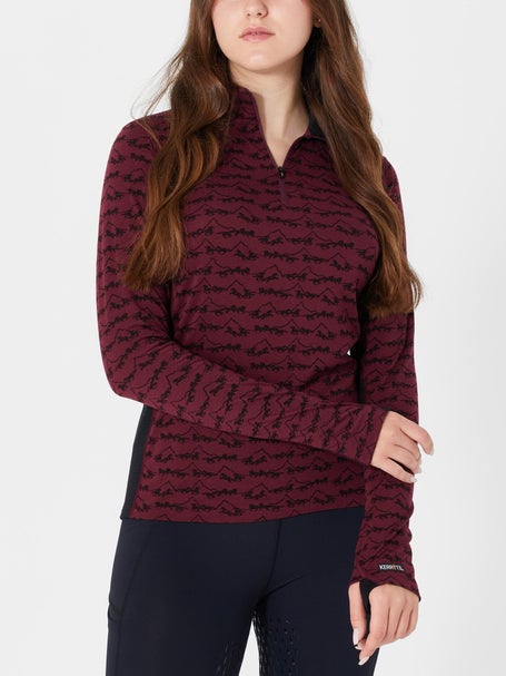 Kerrits Womens Stable Temp Merino Wool 1/4 Zip Top