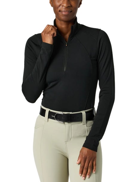 Kerrits Womens In Stride Quarter Zip Fleece Tech Top 