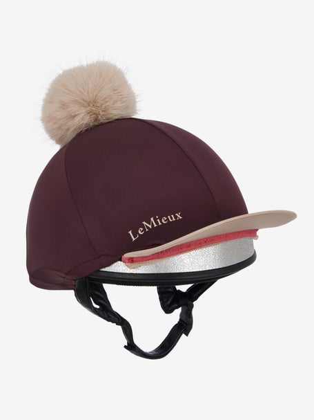 LeMieux Classique Pom Helmet Hat Silk