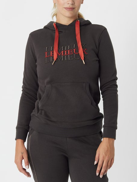 LeMieux Ladies' Cross Over Fleece Lined Logo Hoodie | Riding Warehouse
