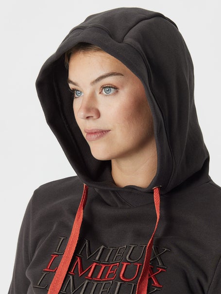 LeMieux Ladies' Cross Over Fleece Lined Logo Hoodie | Riding Warehouse