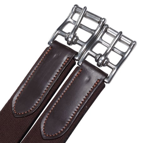 Long stud girth leather part
