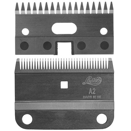 Lister 2.5mm A2/AC Medium Clipper Blade Set