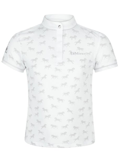 LeMieux Mini Bella Glitter Short Sleeve Show Shirt