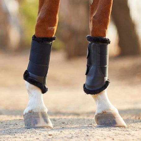 LeMieux Fleece Lined Brushing Horse Boots- Pair