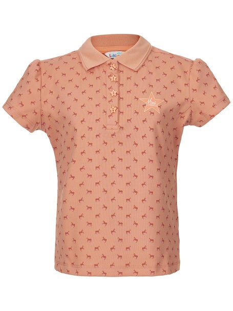 LeMieux Mini Star Print Short Sleeve Polo Shirt