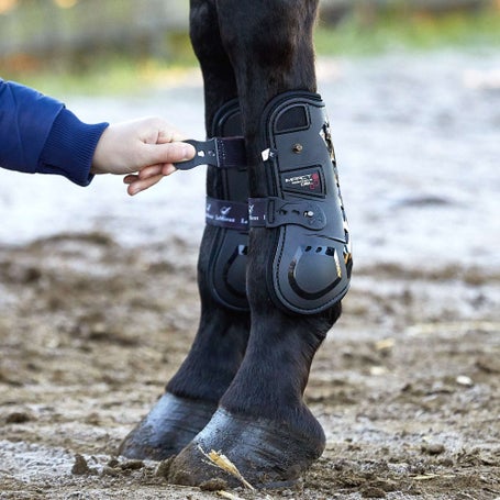 Impact Responsive Tendon Boots Black Horse