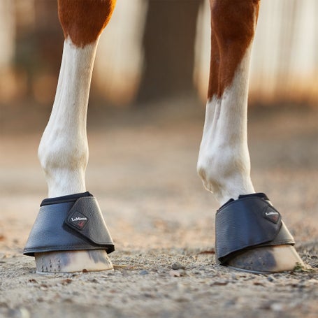 LeMieux Faux Leather WrapRound Over Reach Bell Boots
