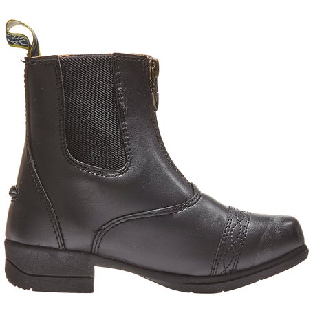 Moretta Kids Clio Zip Up Paddock Boots - Black | Riding  display picture 1