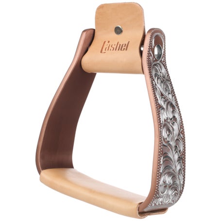 Cashel Engraved Slanted Western Stirrups